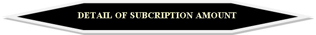 Hexagon: DETAIL OF SUBCRIPTION AMOUNT